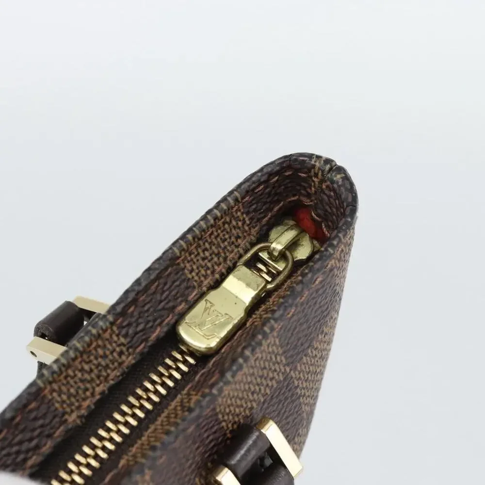 Louis Vuitton Damier Ebene Manosque GM Pouch Brown